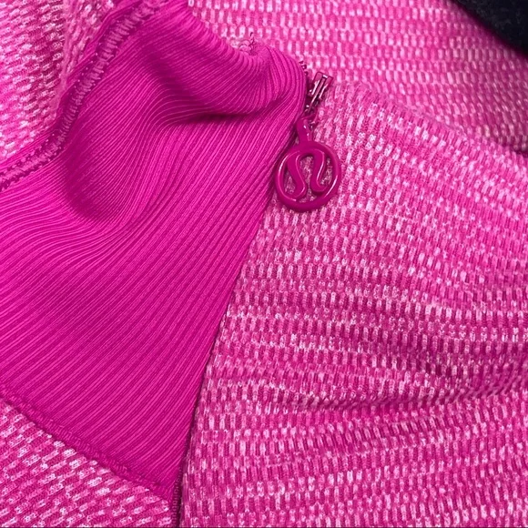 Lululemon Athletica Pink Base Runner Half Zip Pull - Picture 12 of 13